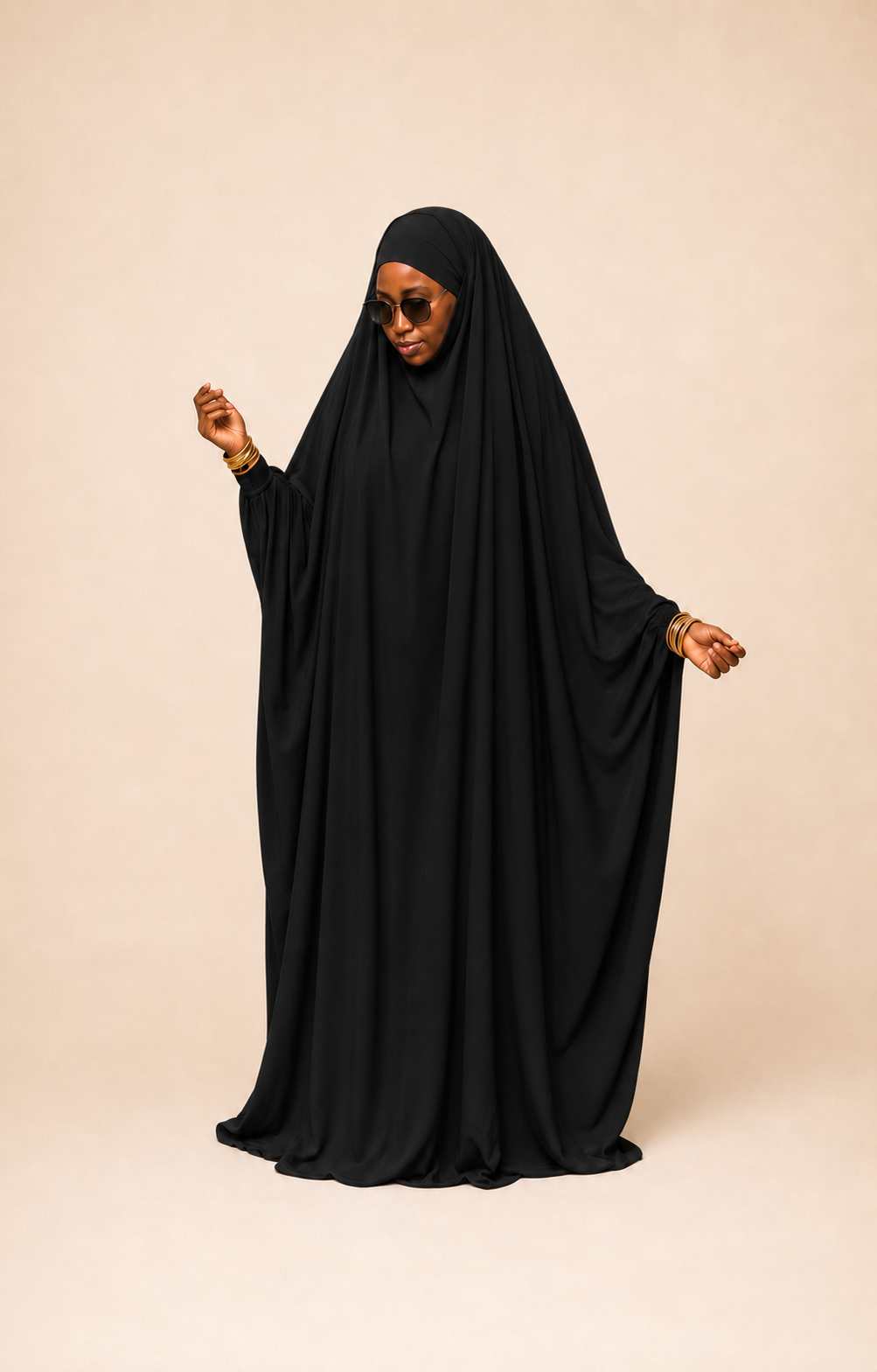 Kamilah Sleeve Style jilbab in Black